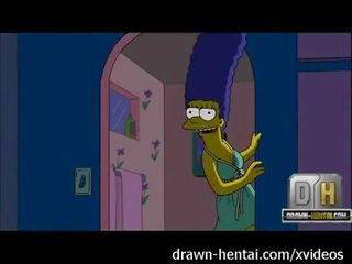 Simpsons 트리플 엑스 클립 - x 정격 비디오 밤