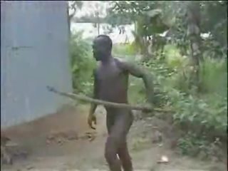 Σούπερ άτακτος/η ακατέργαστος σκληρά αφρικάνικο ζούγκλα γαμήσι!